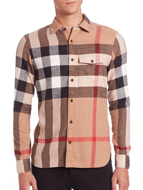 cheap men burberry shirt|Burberry Men’s Clearance and Sale .